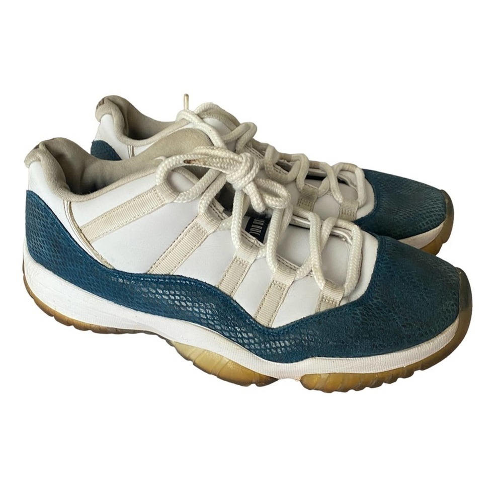 Nike Air Jordan 11 Low Snake skin Navy (2019) size 9 mens